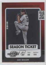 2021 Panini Contenders Season Ticket Optic Zac Gallen #98 07qr