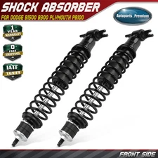 2x Front Completely Strut & Coil Spring Assembly for Dodge B1500 B300 Plymouth