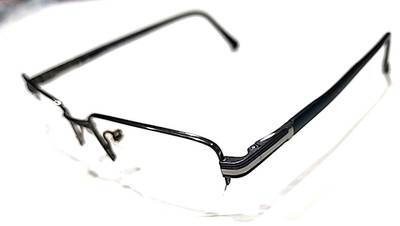 Stepper SL60022 Gunmetal Half Rim Rectangle Eyeglasses 56-18 145