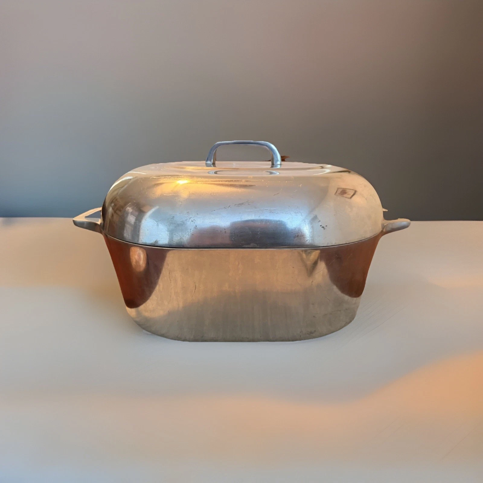 FARBERWARE 8 Qt Roaster CAST Aluminum Dutch Oven WITH Lid