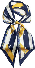 Hair Scarf for Women Silky Long Neck Head Scarves Purse Bag Scarfs for Handbag S