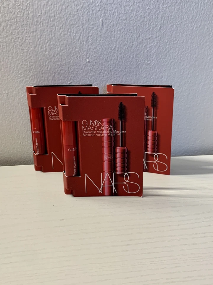 3 X NARS Climax Mascara in Explicit Black 0.06 oz / 1.8g Sample Size NEW - Image 2 of 4