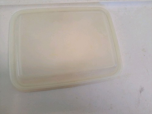 Vtg Tupperware Freeze & Save Ice Cream Keeper Almond W/Sheer Lid - Picture 4 of 7