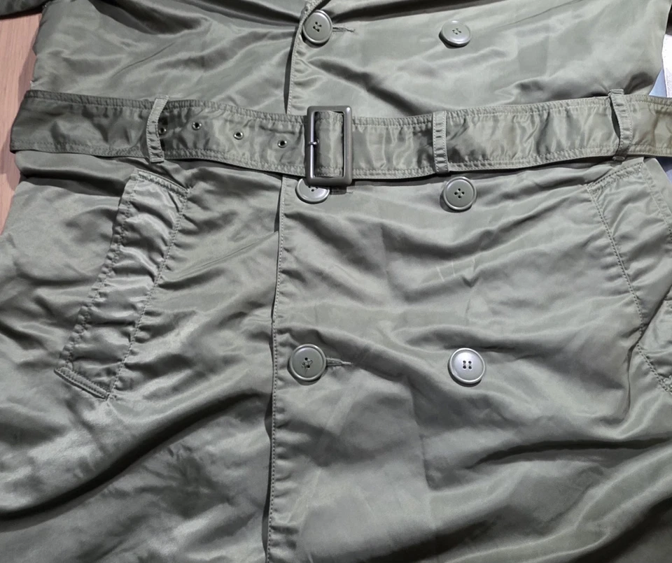 Ceremonia de apertura x Alpha Industries OC-Trinchera forro verde naranja talla L... Foto 2 de 4