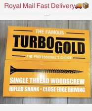 TURBOGOLD PZ WOODSCREWS 1400 PCS✅