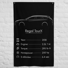 Regal TourX 2018 Car Silhouette Flag 3x5 ft Garage Banner Man Cave Wall Decor