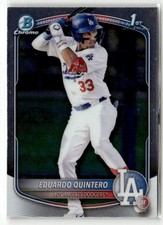 2025 Bowman #BCP-115 Eduardo Quintero Chrome Prospects RC