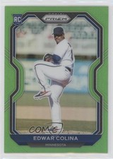 2021 Panini Prizm Lime Green Prizm 119/125 Edwar Colina #51 0c6