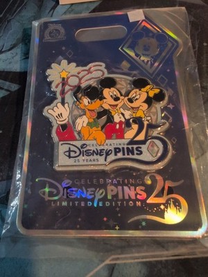 Celebrating 25 Years Disney Pin Event Welcome Disney Pin - No card