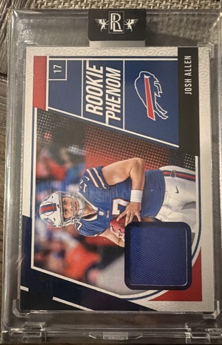 Josh Allen #4 — 2018 Donruss Rookie Phenom Jersey football card