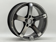 4pc 18 Mmr Wheels Stylr Hr5  Black Machine Finish 5x112 18x8 Et35
