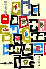 Poster Manifesto Locandina Pubblicitaria Ufficio Olivetti Ivrea Stampa 60x90 Cm.