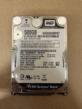 Western Digital WD5000BPKT-00PK4T0 Scorpio Black 500GB 2.5  SATA Hard Drive