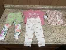 Girls 18M Clothing Bundle Pants Shorts Shirts Outfit Set Leggings Tops NWT