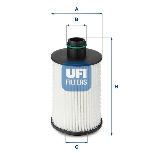 ÖLfilter UFI 25.088.00 Filtereinsatz FüR Chevrolet Opel L07 C100 Antara Captiva-image