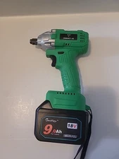 Tegatok 20V Cordless Electric Impact Gun 1/2'' High Power Driver 