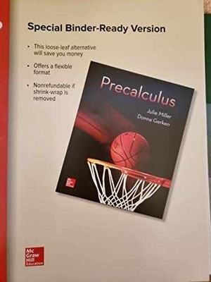 PRECALCULUS (LOOSELEAF) - Loose Leaf, by Miller - Very Good