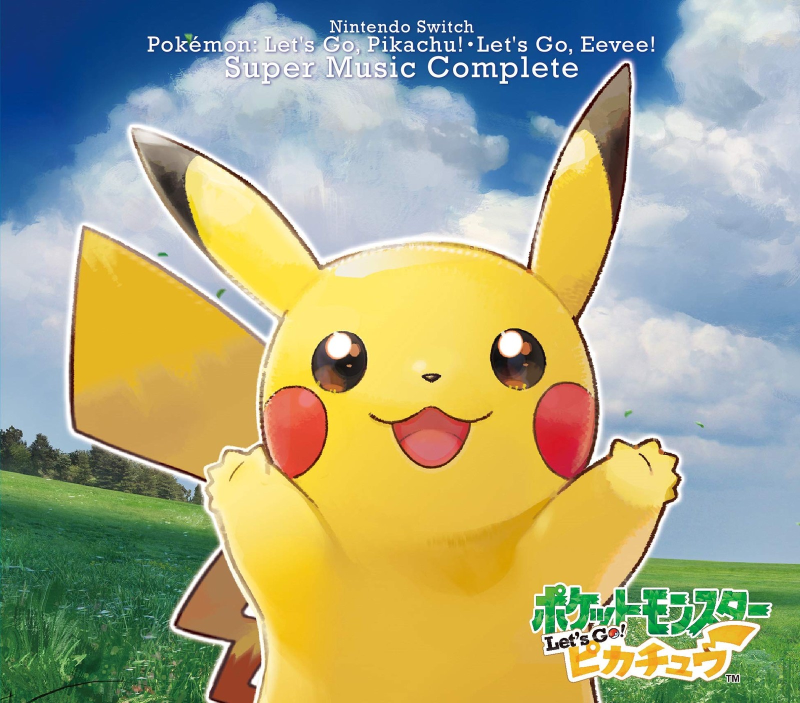 POKEMON: LET'S GO PIKACHU / EEVEE SUPER MUSIC COMPLETE  From Japan 3 CD