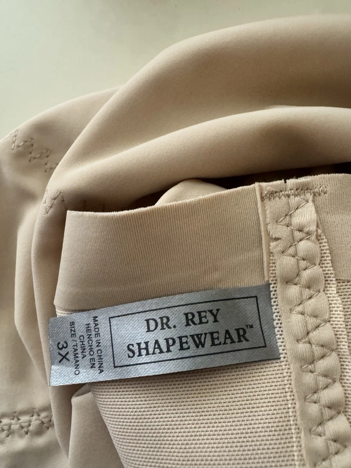 Ropa moldeadora Dr Rey desnuda talla 3X, se puede deshacer en la parte inferior Foto 3 de 4