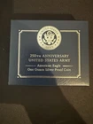 250th Anniversary US Army American Eagle One Ounce Silver Proof Coin 25APM