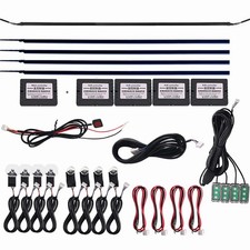 Universal RGB Ambient Interior Light Kit for Cars, 29.53 in LED Strips, 12V