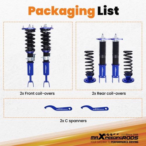 Street Adjustable Height Shock Coilovers Strut For Nissan 350Z Fairlady Z (Z33) - Picture 5 of 12