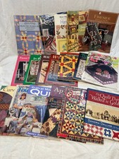 Lot of 18 Quilting Books Patterns Patchwork Applique Quilt Projects Softcover
