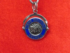 Vintage Sterling Silver & Enamel Stone Mounta...