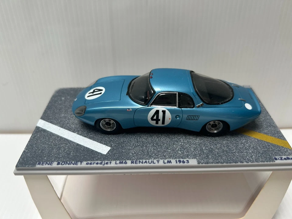 BIZARRE (Spark) BZ448 Rene Bonnet Renault #41 24h Le Mans 1963 1/43 Voiture - Photo 2/4