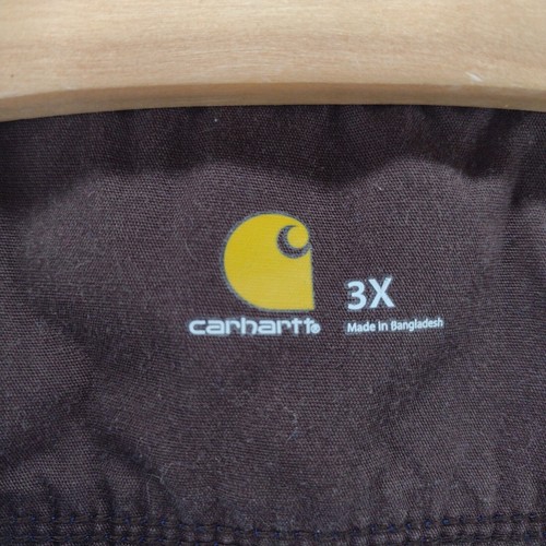 Carhartt Women's Scrub Top Plus Size 3X Short Sleeve Blue Front Pocket V-Neck - Bild 10 von 14