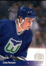 Chris Pronger 1993-94 Upper Deck #64 Hartford Whalers FREE SHIPPING AutographDen