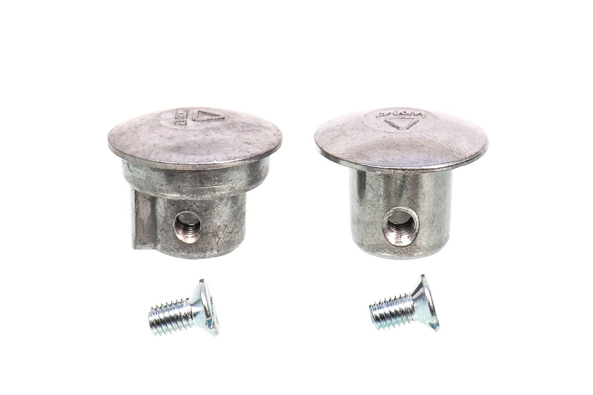 End caps for handlebar Ø 22 mm – complete