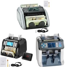 Uimoso Money Counter Machine Bill Counter with UV MG IR DD Counterfeit Detection