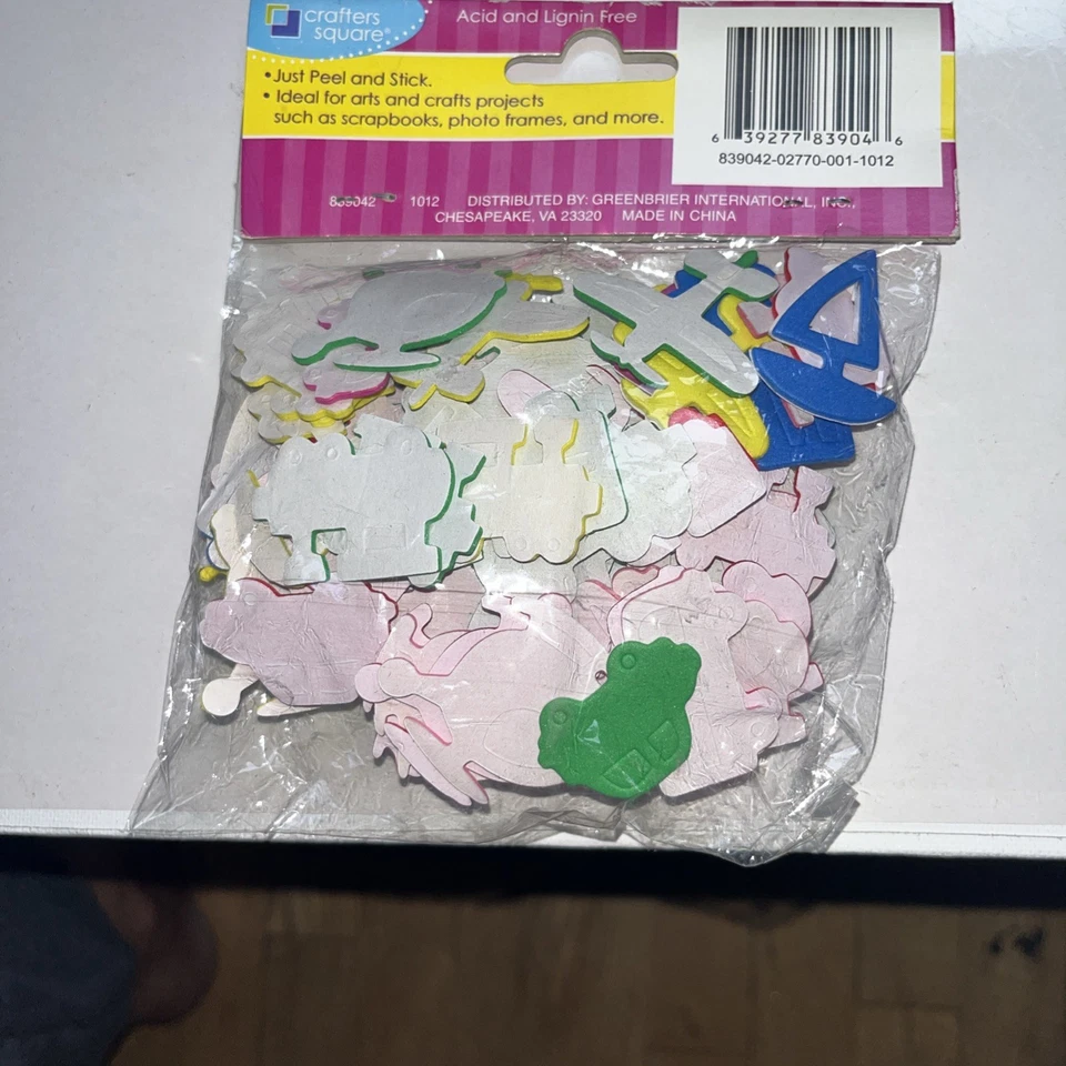 Transport Counters - Set of 80 Mixed Foam Shape self adhesive - Image 2 of 2