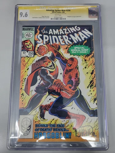 The Amazing Spider-Man #250 CGC 9.6 Signed by John Romits Jr. Marvel Comics 1984