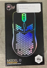 Model O Wireless Gaming Mouse - Superlight, 69g Honeycomb Design, RGB, Ambide...