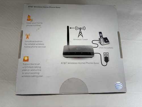 Base de téléphone résidentiel sans fil AT&T modèle WF720 argent neuf scellé en usine - Photo 2/7