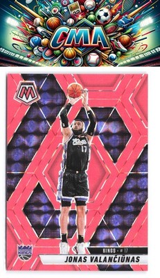 2024-25 Panini Mosaic - Jonas Valanciunas #169 Fluorescent Red