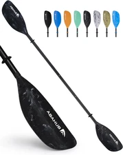 Abahub Adjustable Kayak Paddle 210-230 Cm/ 230-250 Cm Floating Kayaking Oars Boa