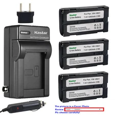 Kastar Battery AC Travel Charger for Proscan PRO 898LH PRO 998LH SDL30 SDL50