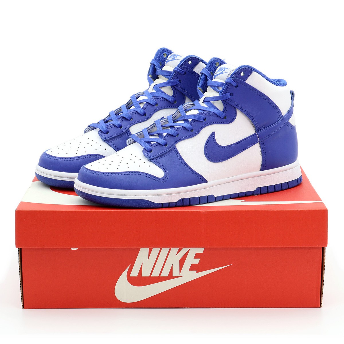 DD1399-102 Nike Dunk Retro High Game Royal Blue White Orange DD1399-102 Nike Dunk Retro High Game Royal Blue White Orange