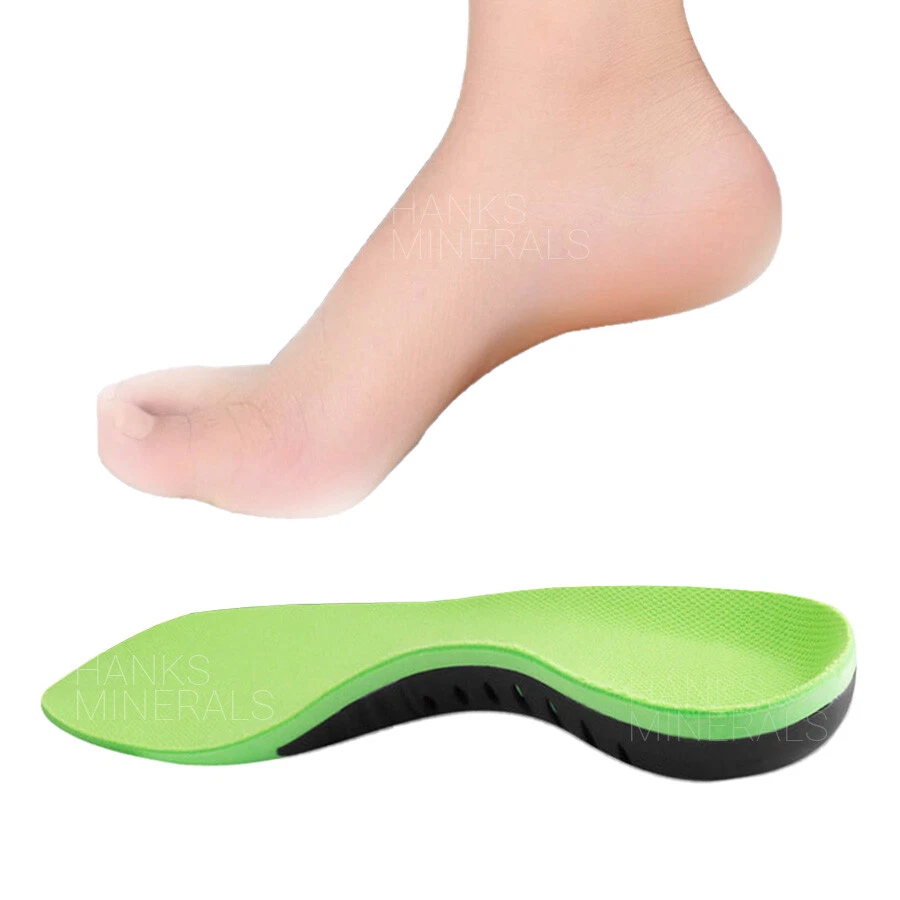 Palmilhas ortopédicas inserções de suporte de arco alto fascite plantar pés chatos almofada para pés - Imagem 3 de 4