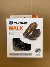 Yaktrax WALK Traction Ice Snow Unisex Size Medium, Black - Size Chart In Photos