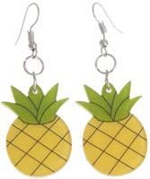 Killer Kirsche Tropical Pineapple Glitzer Ananas Retro OhrhÄNger Rockabilly