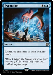 Evacuation (Ripple Foil) #184 Commander: Modern Horizons 3