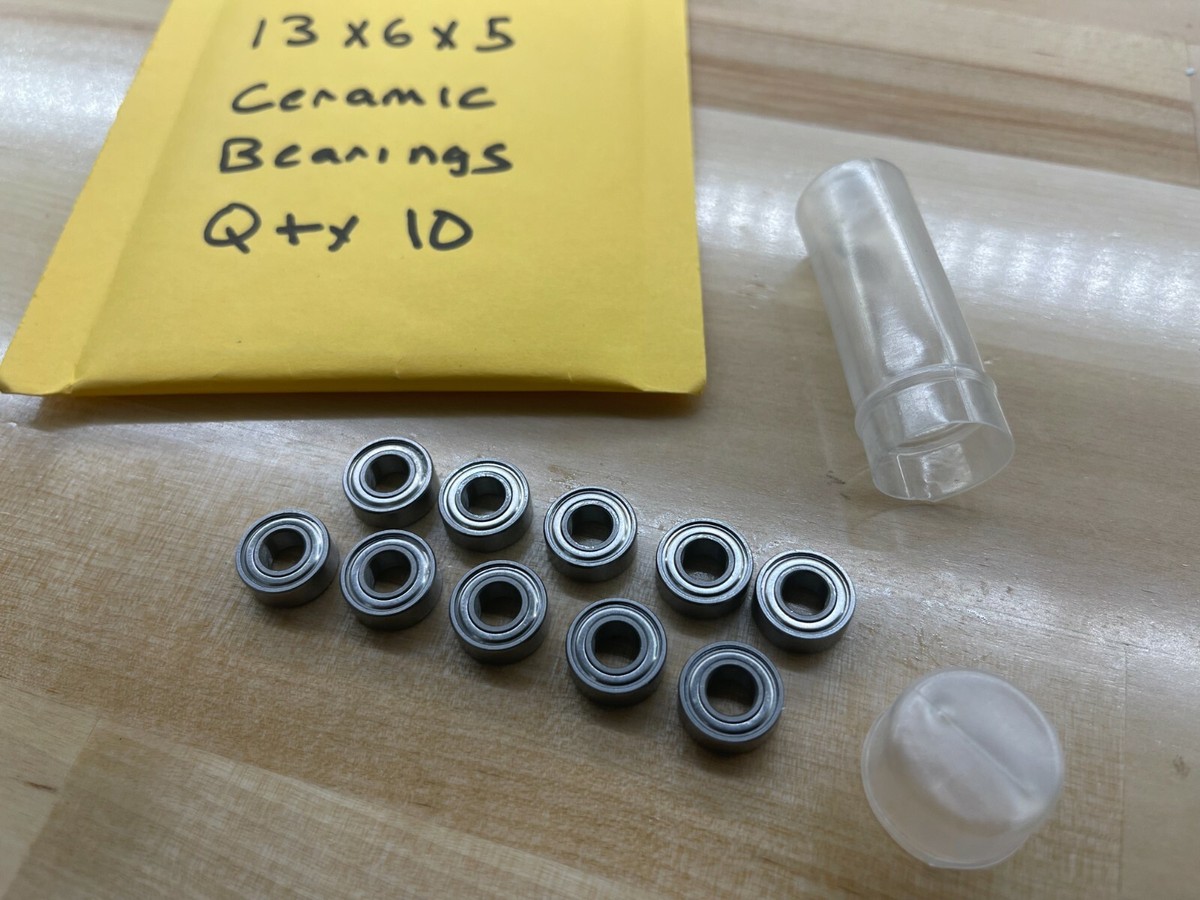 Micro RC 13x6x5 Ceramic Bearings Qty 10 - 68622C - New | eBay Micro RC 13x6x5 Ceramic Bearings Qty 10 - 68622C - New | eBay