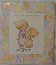 BETSEY CLARK SCRAPBOOK VINTAGE 1972 HAPPY MEMORIES ARE TO TREASURE 11x12 28p