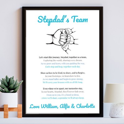 Geschenk für Stiefvater von Baby Stieftochter Geburtstag Weihnachten Vatertag Geschenk