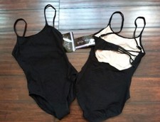 NWT Gilda Marx 7133155 Black Medium Adult Dance Leotard
