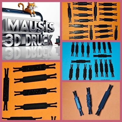 MAUSIS 3D DRUCK H0 - 20 Starre Kurzkupplungen. Verschiedene Varianten. 3D Druck. Neuware